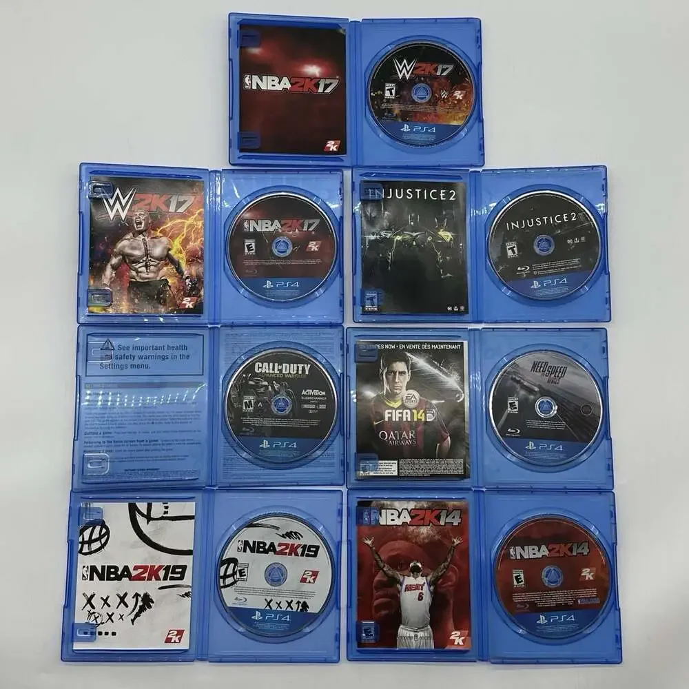 Lot of 7 Sony PlayStation 4 PS4 Games - Injustice 2/Need for Speed Rivals/COD
